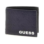 Logo 4G PU Leren Portemonnee - Venezia Guess , Blue , Heren