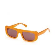 Stijlvolle zonnebril voor mannen en vrouwen Guess , Orange , Unisex