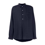 Blauwe Casual Lange Mouw Tuniek Shirt Ralph Lauren , Blue , Heren