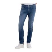 Slim Tapered Leg Jeans Replay , Blue , Heren