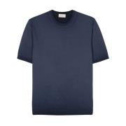 01 Navy T-Shirt Altea , Blue , Heren