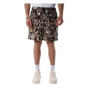Mesh Bermuda shorts met trekkoord taille Arte Antwerp , Multicolor , H...