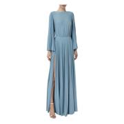 Rode Jurken voor Vrouwen Elisabetta Franchi , Blue , Dames