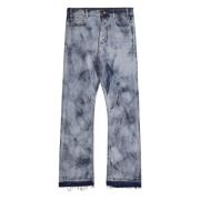 Denim Silver Strass Jeans Laneus , Blue , Dames