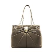 Tijger Ketting Tote Tas Plein Sport , Beige , Dames