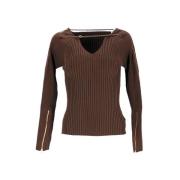 Pre-owned Fabric tops Jacquemus Pre-owned , Brown , Dames