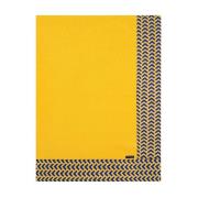 Geometrische Print Katoenen Strandhanddoek Kiton , Yellow , Heren