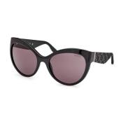 Stijlvolle zonnebril voor vrouwen Guess , Black , Unisex