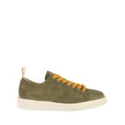 Leren Vetersneakers Panchic , Green , Heren