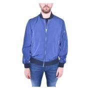 Crinkle Bomber Jack Woolrich , Blue , Heren