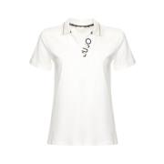 Klassieke Polo Shirt Liu Jo , White , Dames