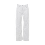 Pre-owned Cotton jeans Valentino Vintage , White , Dames