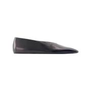 Pre-owned Leather flats Jil Sander Pre-owned , Black , Dames