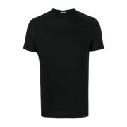 Zwarte T-shirt en Polo Collectie Zanone , Black , Heren