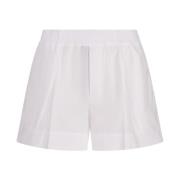 Witte Katoenen Canyox Shorts P.a.r.o.s.h. , White , Dames