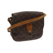 Pre-owned Canvas louis-vuitton-bags Louis Vuitton Vintage , Brown , Da...