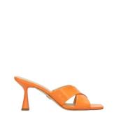 Heeled Mules Michael Kors , Orange , Dames