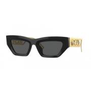 Stijlvolle Zonnebril Zwart Gb1/87 Versace , Black , Dames