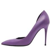 Pre-owned Leather heels Tom Ford Pre-owned , Purple , Dames
