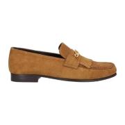 Loafers met Franjes en Triomphe Logo Celine , Brown , Heren