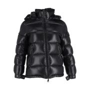Pre-owned Polyester outerwear Moncler Pre-owned , Black , Dames