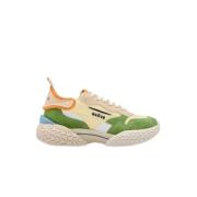 Geel Groene Mode Sneakers Ghoud , Multicolor , Dames