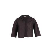 Pre-owned Cotton outerwear Bottega Veneta Vintage , Brown , Dames