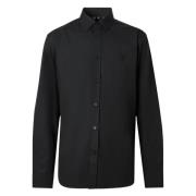 Zwarte Shirt A1189 Burberry , Black , Heren