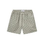 Tapestry Patroon Zomer Shorts Les Deux , Multicolor , Heren