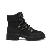 Zwarte Waterdichte Mid Hiker Laarzen Timberland , Black , Dames