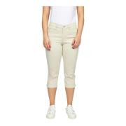 Klassieke Cropped Broek New Kitt 2-Biz , White , Dames