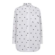Heartcc Oversize Shirt Bluse Wit Co'Couture , White , Dames