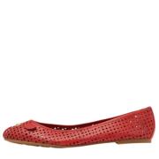 Pre-owned Leather flats Marc Jacobs Pre-owned , Red , Dames