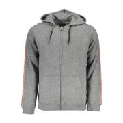 Grijze Hoodie met Logo Detail Dockers , Gray , Heren