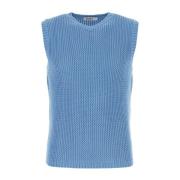 Cerulean Blauw Katoenen Vest Gimaguas , Blue , Heren