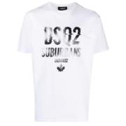 Stijlvolle Denim Jack Dsquared2 , White , Heren