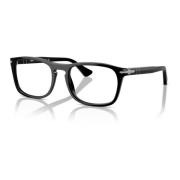 Zwarte Brillenmonturen Zonnebril Persol , Black , Unisex