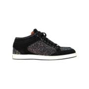 Pre-owned Polyester sneakers Jimmy Choo Pre-owned , Black , Dames