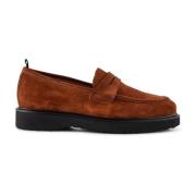 Casual Suede Loafer Shoe the Bear , Brown , Heren