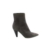 Pre-owned Suede boots Gianvito Rossi Pre-owned , Gray , Dames