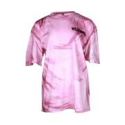 Pre-owned Cotton tops Moschino Pre-Owned , Pink , Dames