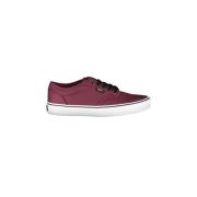 Roze Polyester Sneaker met Contrastdetails Vans , Pink , Heren