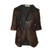 Pre-owned Leather outerwear Marni Pre-owned , Brown , Dames