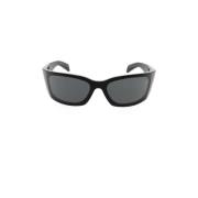 Stijlvolle zonnebril voor modieuze personen Prada , Black , Unisex
