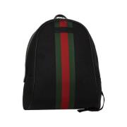 Zwarte Heren Rugzak Technocanvas Rits Mod. 630918 Kwtjn 8251 Gucci , B...