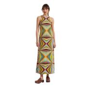 Regenboog Racer Jurk La DoubleJ , Multicolor , Dames