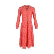 Pre-owned Cotton dresses Michael Kors Pre-owned , Orange , Dames