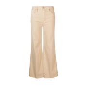 Wide Trousers Mother , Beige , Dames