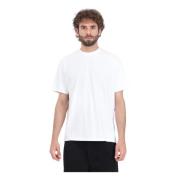 Witte T-shirt met Teo Back Print Arte Antwerp , White , Heren