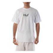 Katoenen T-shirt met voor- en achterprint HUF , White , Heren
